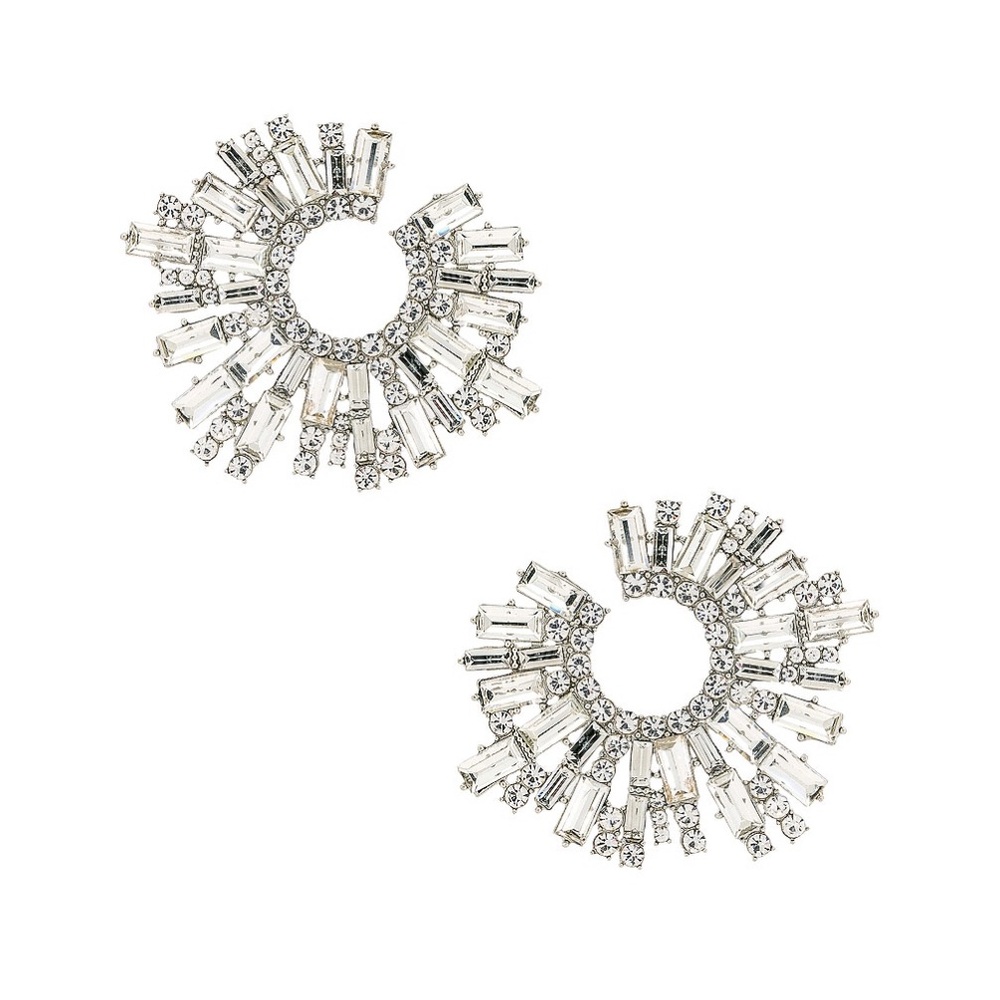 Stone Burst Statement  Earrings